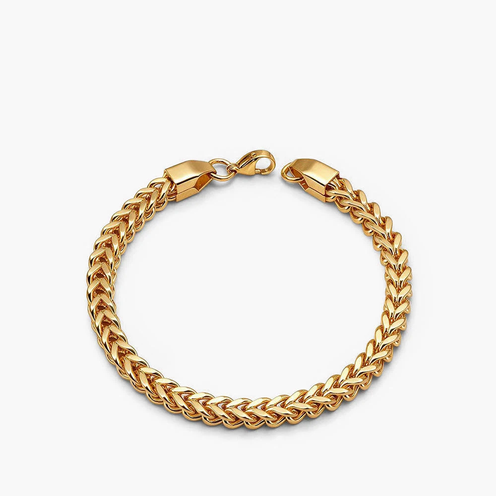 Gold Plated Floral Pendant Bracelets