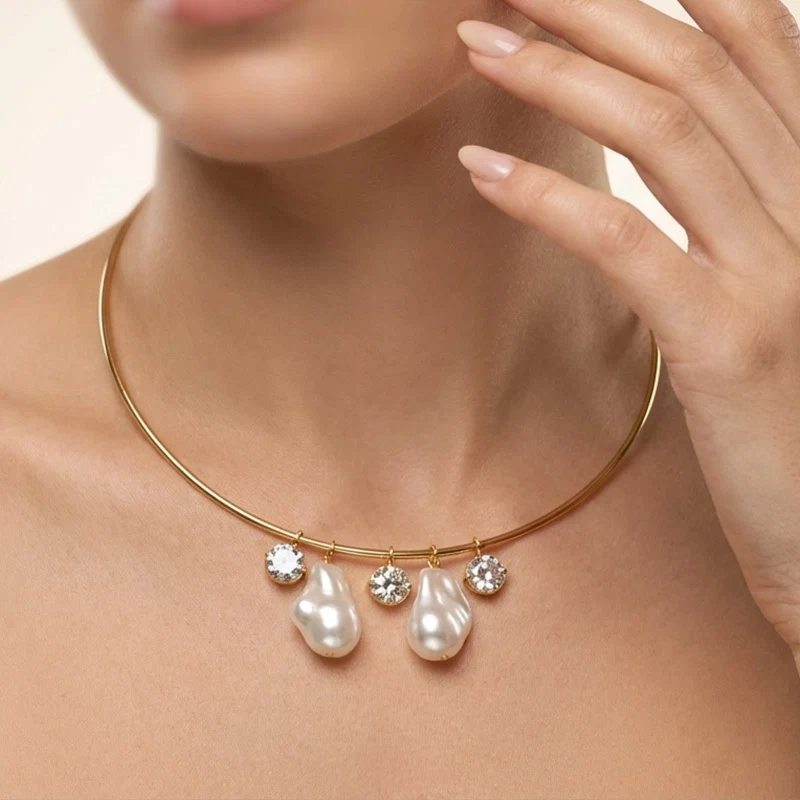 Diamond Silver Spoon NeckBand - view 2