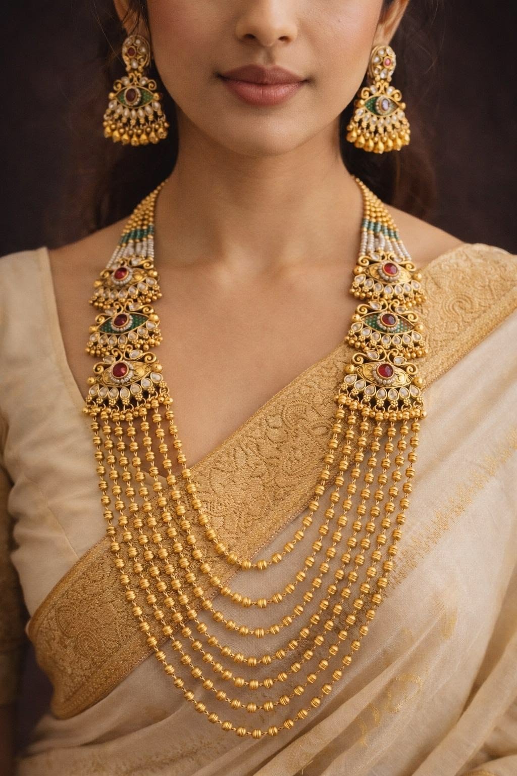 Elegant Pearl Rani Haar